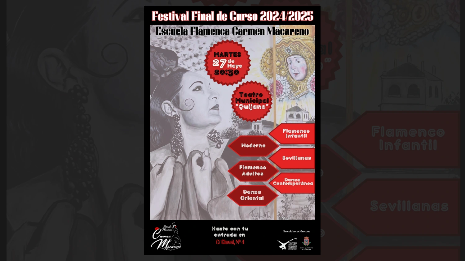 Festival Final de Curso de la Escuela Flamenca ”Carmen Macareno”