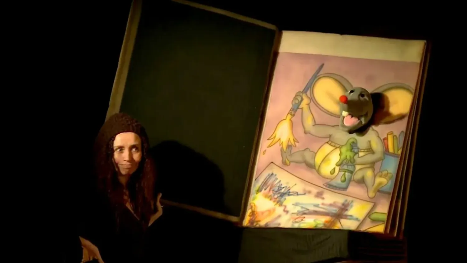 El ratón Pérez y sus colores mágicos. Arte Fusión Títeres