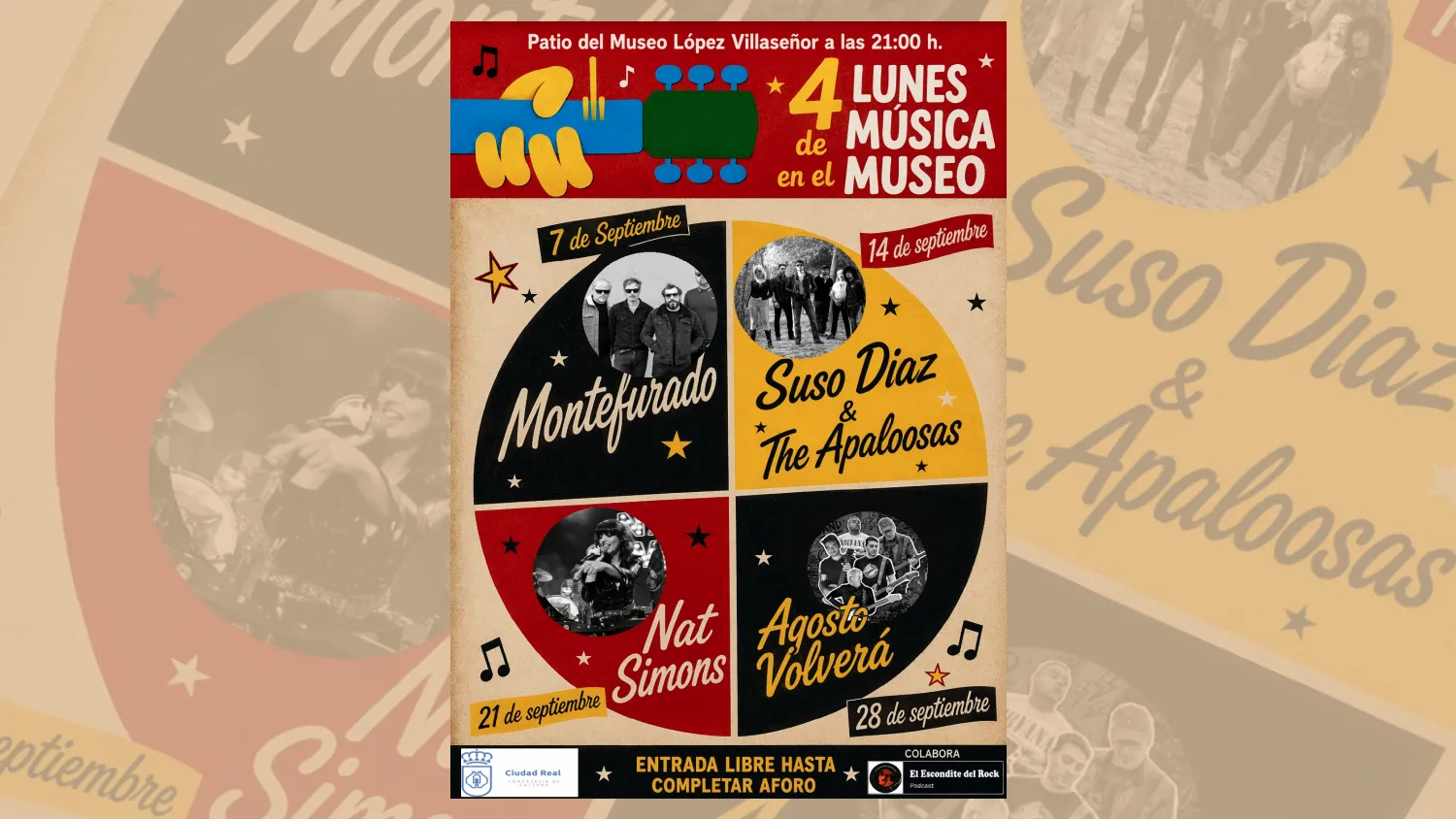 LUNES DE MÚSICA EN EL MUSEO: SUSO DÍAZ Y THE APALOOSAS