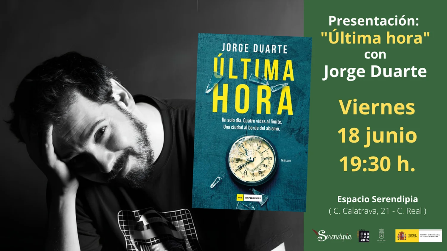 Presentación de "Última hora" con Jorge Duarte